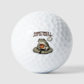 Sometimes I Just Be Fartin' Funny Frog Unhinged  Golfballen (Voorkant)
