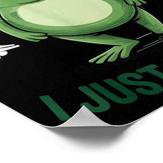 Sometimes I Just Be Farting Frog Christmas Funny F Poster (Hoek)