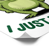 Sometimes I Just Be Farting Frog Christmas Funny F Poster (Hoek)