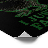 Sometimes I Just Be Farting Frog Humor Funny Fart  Poster (Hoek)