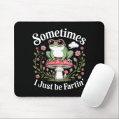 Sometimes I Just Be Farting Funny Frog  Muismat (Met muis)