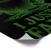 Sometimes I Just Be Farting Funny Frog  Poster (Hoek)