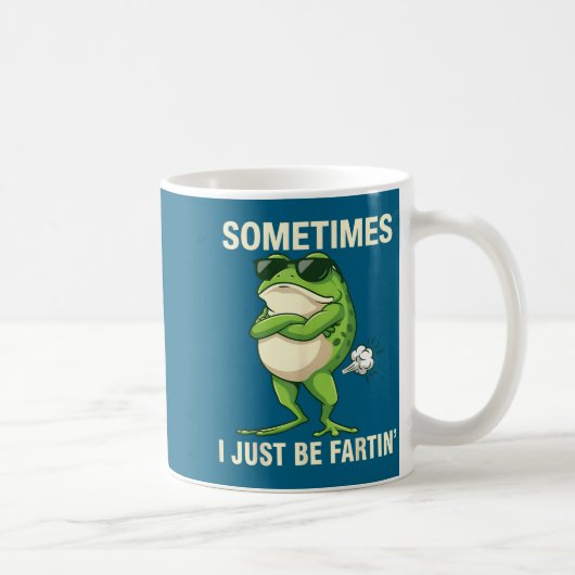 Sometimes Just Farting Frog I Custom Koffiemok (Rechts)