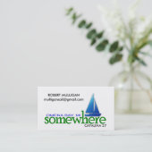 SOMEWHERE Card - ROBERT MULLIGAN Visitekaartje (Staand voorkant)