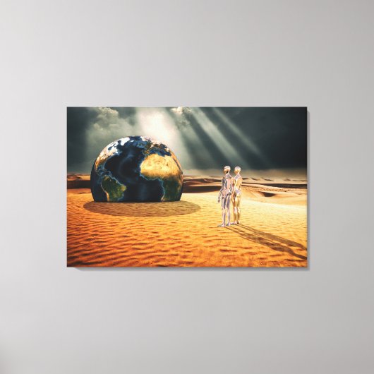 Somewhere Else – Facing the World Canvas Afdruk (Voorkant)