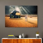 Somewhere Else – Facing the World Canvas Afdruk