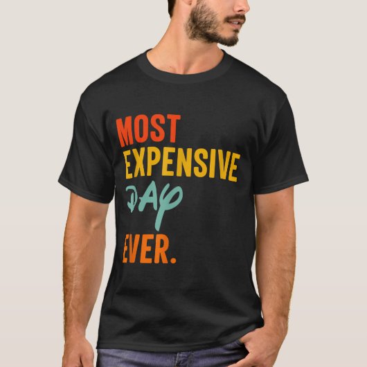 Sommas Most Expensive Day Ever Funny Family Vacati T-shirt (Voorkant)