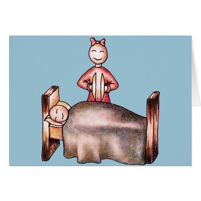 Sommeil drôle de garçon de cymbales de fille de (Devant horizontal)