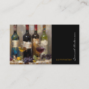 Sommelier Bartender Wine Master Cartes de visite