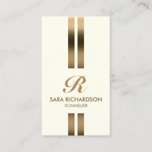 Sommelier Monogram Nepgoud Visitekaartje