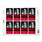 SOMMELIER WIJNBELASTINGPARTIJ, RODE WAXSEAL MONOGR ETIKET (Full Sheet)