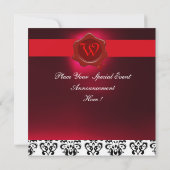 SOMMELIER WIJNPROEVERIJ PARTY RODE WAX ZEGEL MONOG KAART (Achterkant)