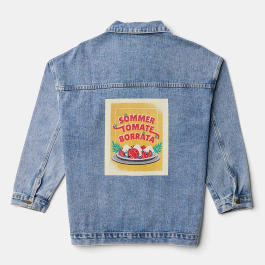 Sommer Tomate Borratta Denim Jacket (Achterkant)