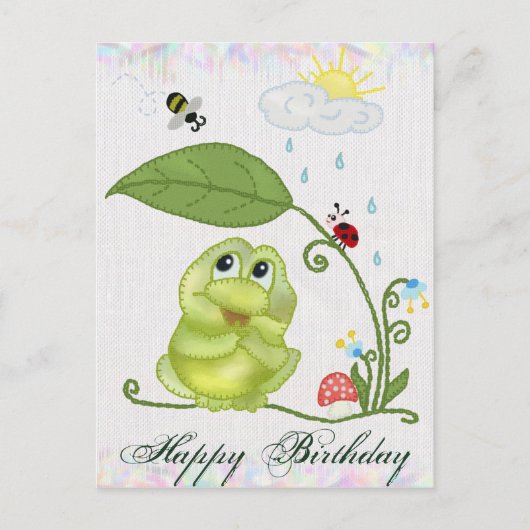 Sommerfrosch Briefkaart (Voorkant)