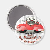 Sommes-nous là encore Sock Singe aimant (Recto/Verso)