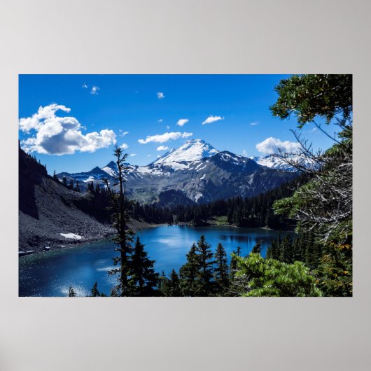 Sommet du mont Baker - impression sur toile (Devant)