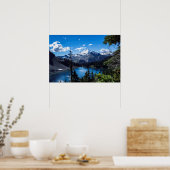 Sommet du mont Baker - impression sur toile (Cuisine)