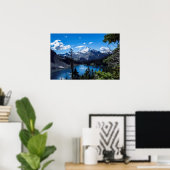 Sommet du mont Baker - impression sur toile (Bureau à domicile)