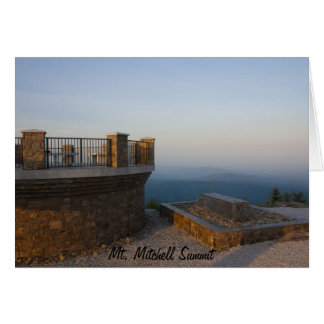 Sommet Mt. Mitchell