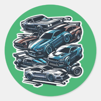 Sommige auto stickers