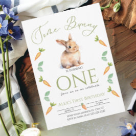 Sommige Bunny First birthday wortelen  Kaart