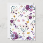 Sommige Bunny is EEN Meisje Verjaardagsuitnodiging Kaart (Achterkant)