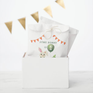 Sommige Bunny is één verjaardag Bedankzakje