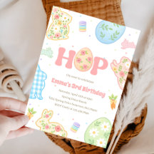 Sommige Bunny Pastel Bloem 3de Verjaardag