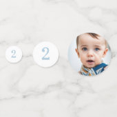 Sommige Bunny Schattige Blue Kids Verjaardag Confetti (Voorkanten)