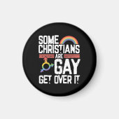Sommige christenen zijn homoseksueel, accepteer he magneet (Voorkant)