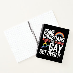 Sommige christenen zijn homoseksueel, accepteer he notitieboek