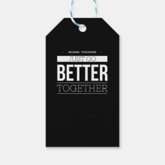 Sommige Dingen Gaan Gewoon Beter Samen Vintage Sti Cadeaulabel