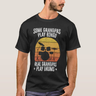 Sommige Grandpas spelen Bingo Real Grandpas Play D T-shirt