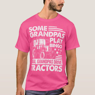 Sommige grootvaders spelen bingo Cool grootvaders  T-shirt