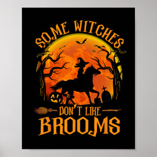 Sommige heksen houden niet van Brooms meisje die p Poster