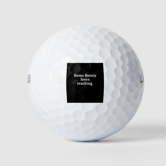 Sommige konijn houdt van lesgeven golfballen (Voorkant)