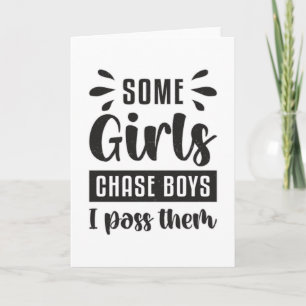 Sommige meisjes jagen jongens ik geef ze zwemmen z kaart