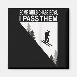 Sommige meisjes jagen op jongens ik passeer ze ski magneet