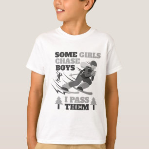 Sommige Meisjes Jagen op Jongens Ik Plet Ze Grappi T-shirt
