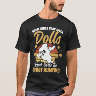 Sommige meisjes spelen met dolls echte meisjes die t-shirt