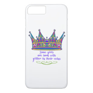 Sommige meisjes worden geboren met Glitter in hun iPhone 8 Plus / 7 Plus Hoesje
