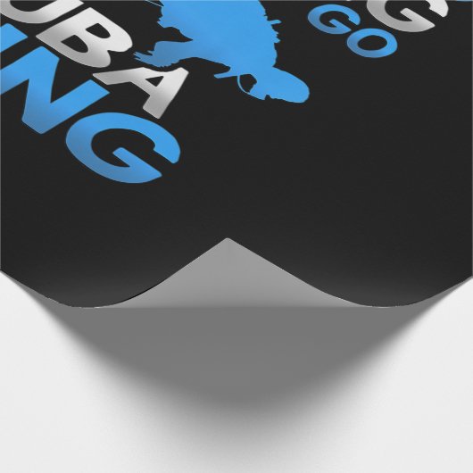 Sommige meisjes zwemmen zo echt dat ze scuba duike cadeaupapier (Hoek)