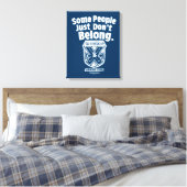 Sommige mensen horen gewoon niet | Caddyshack Canvas Afdruk (Insitu (Slaapkamer))