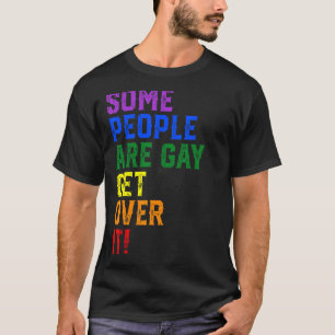 Sommige mensen krijgen het over LGBT Pride Regenbo T-shirt