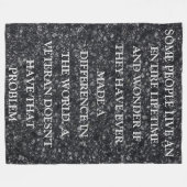 SOMMIGE MENSEN LEVEN EEN HEEL LEVEN FLEECE DEKEN (Voorkant (Horizontaal))