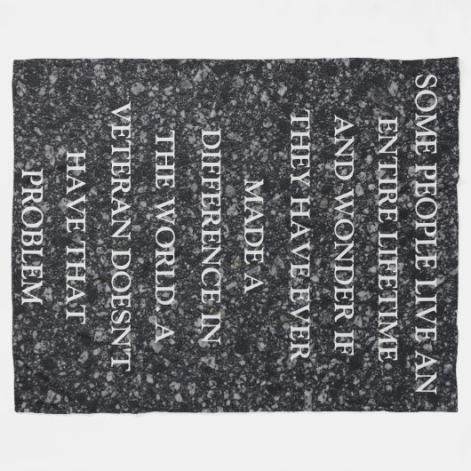 SOMMIGE MENSEN LEVEN EEN HEEL LEVEN FLEECE DEKEN (Voorkant (Horizontaal))