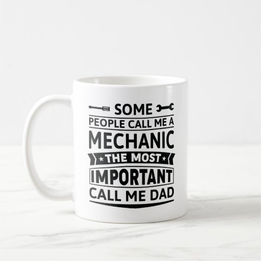 Sommige mensen noemen me een mechanisme koffiemok (Links)