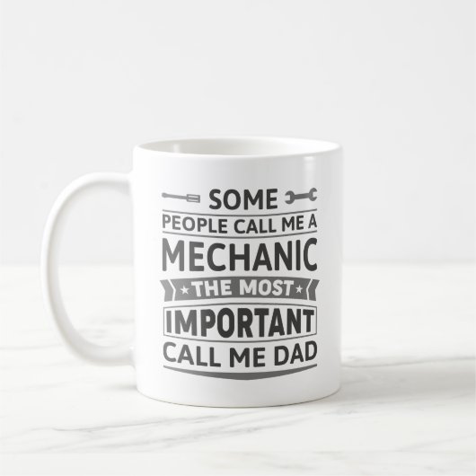 Sommige mensen noemen me een mechanisme koffiemok (Links)