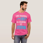 Sommige oma's breien echte oma's om te skydiven t-shirt (Voorkant volledig)