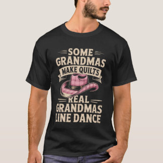 Sommige oma's maken quilts, echte oma's doen de li t-shirt
